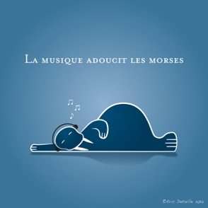 La musique adoucit les morses