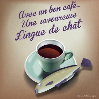 Lingue de chat - Langue de chat