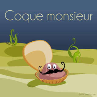 Coque monsieur - Croque-monsieur